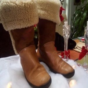 Ralph lauren leather winter boots